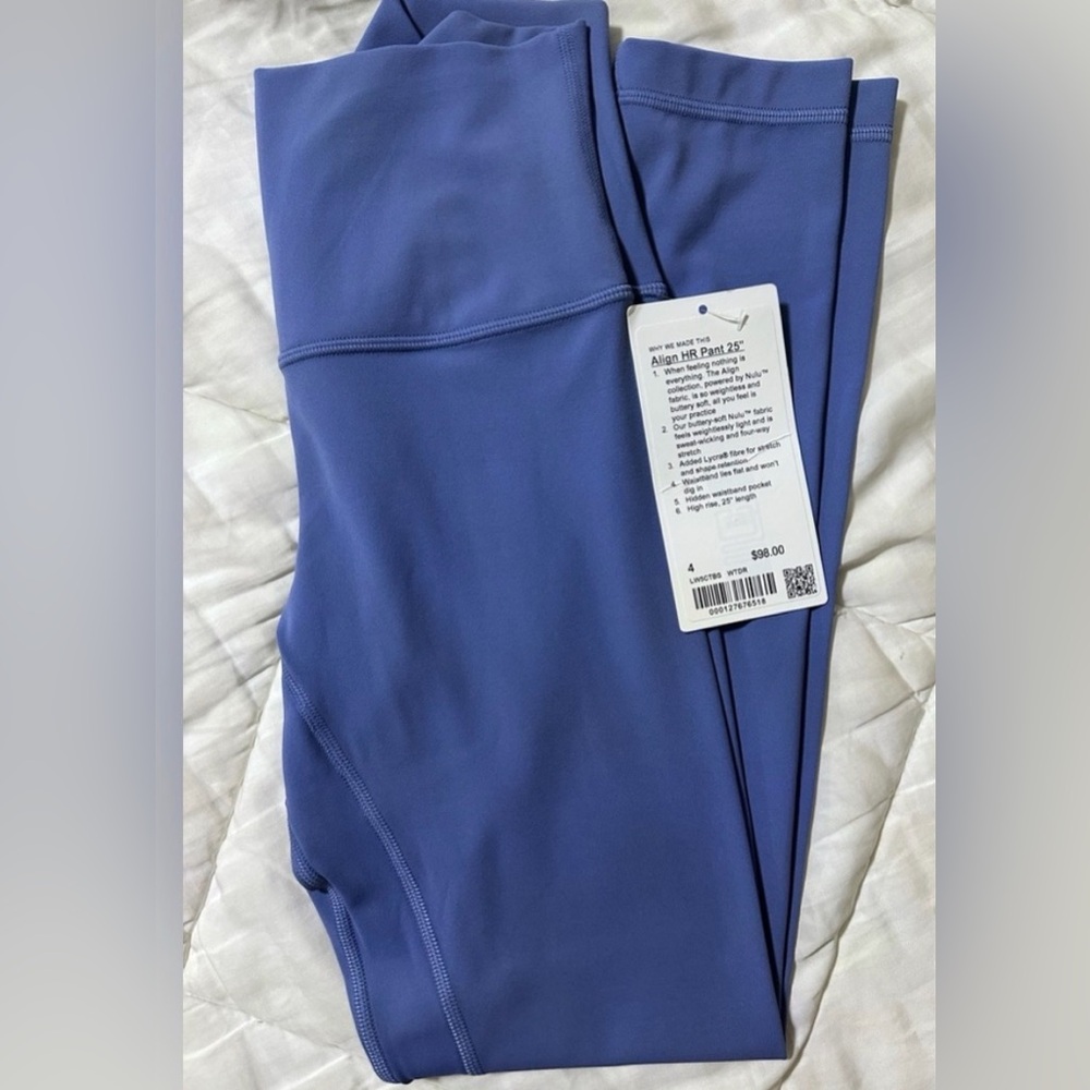 Lululemon Align 25” Hight rise water drop. Bundle Deal .￼size 4